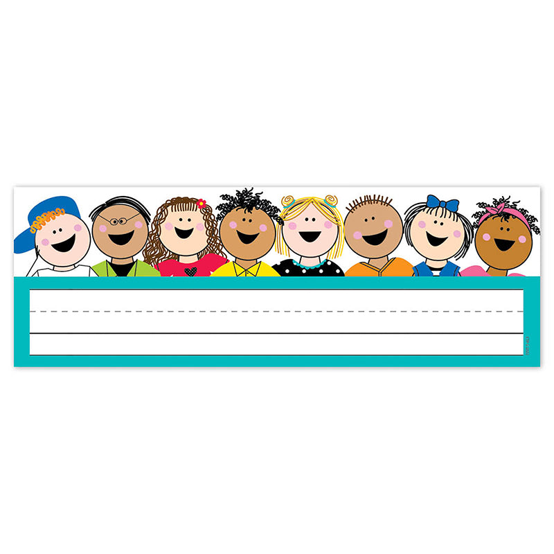 STICK KIDS NAME PLATES 36PK