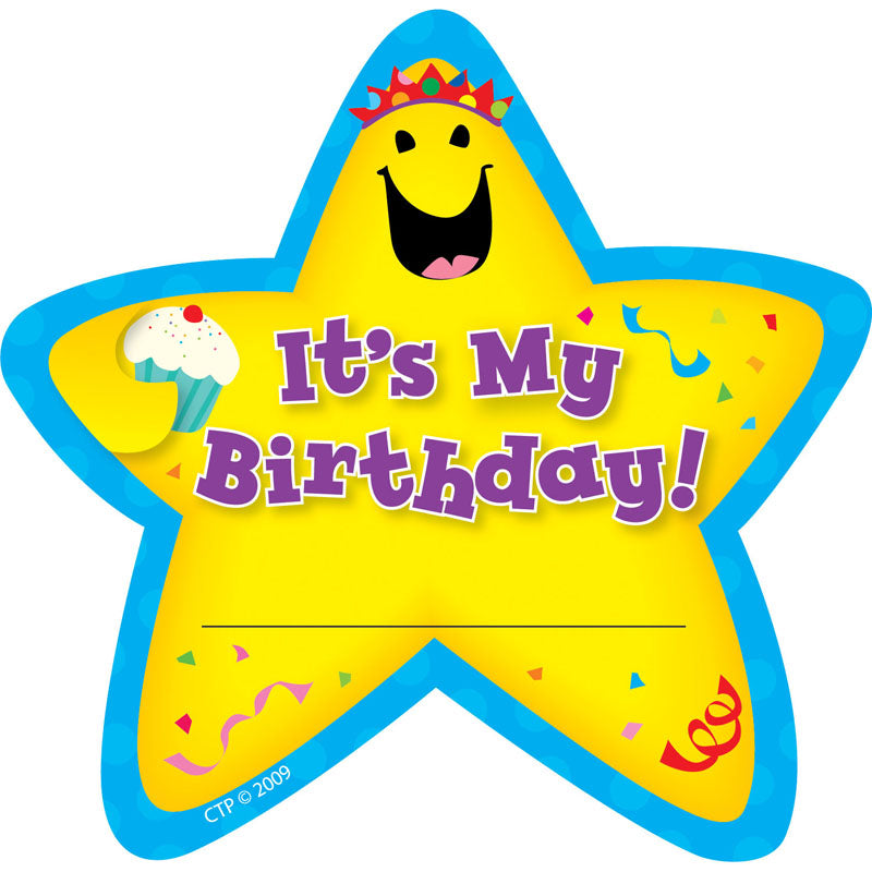 STAR BADGES ITS MY BIRTHDAY 36/PK