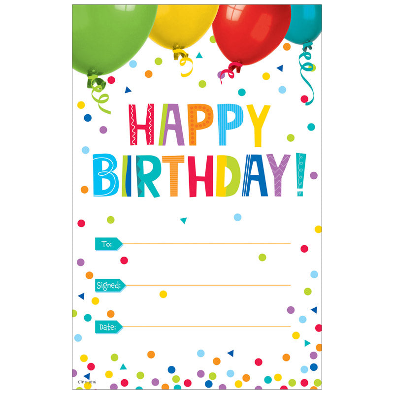 HAPPY BIRTHDAY AWARD PAINTED