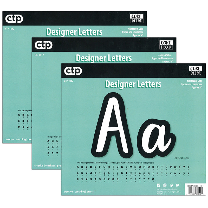 (3 PK) 4IN BOLD BRIGHT CLASS CAFE