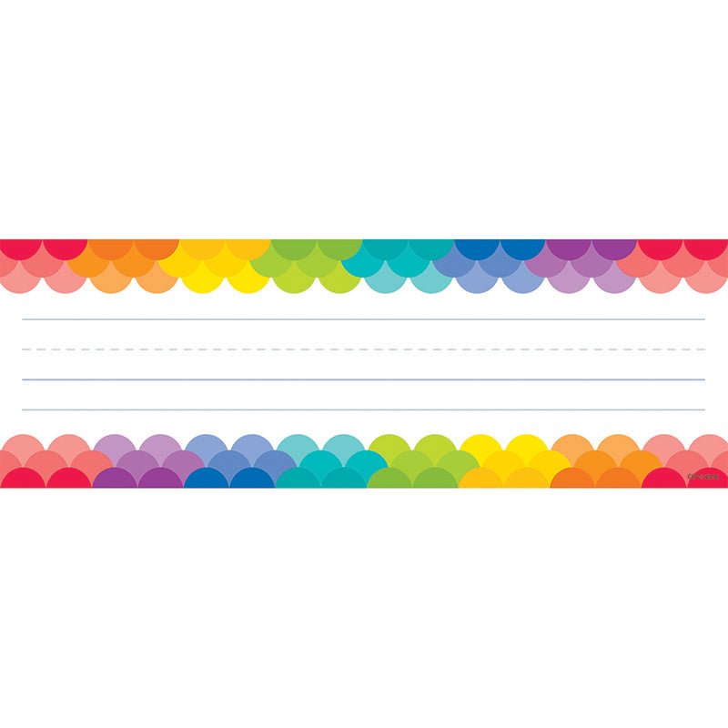 RAINBOW SCALLOPS NAME PLATES