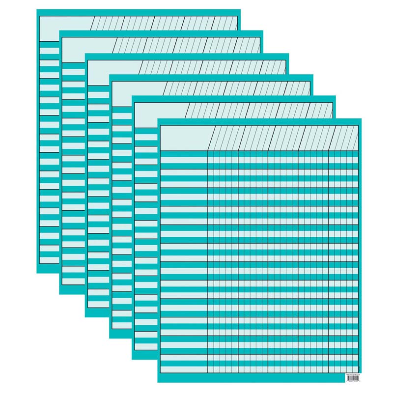 (6 EA) TURQUOISE INCENTIVE CHART