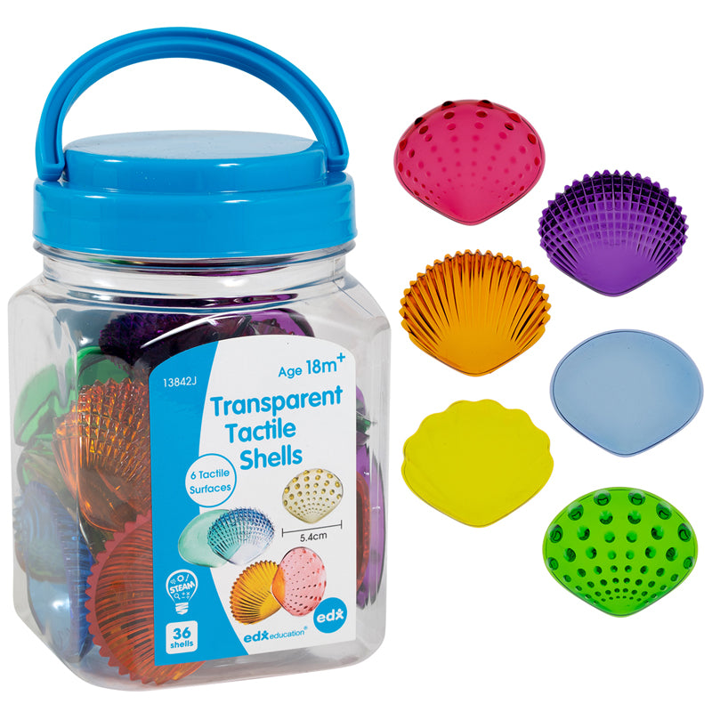 TACTILE SHELLS TRANSPARENT 36ST
