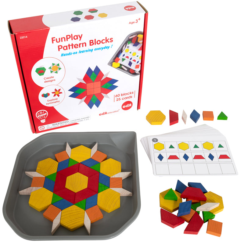 FUNPLAY PATTERN BLOCKS HOMESCHL KIT