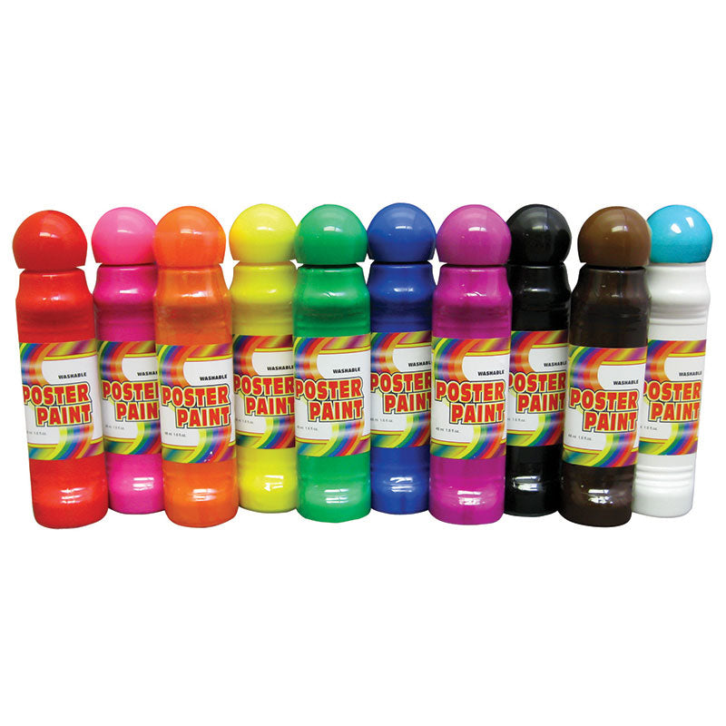 CRAFTY DAB PAINT POSTER PAINT 10 PK