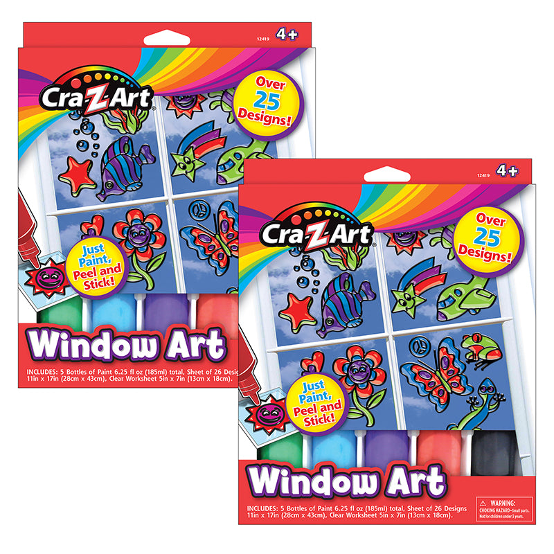 (2 ST) WINDOW ART