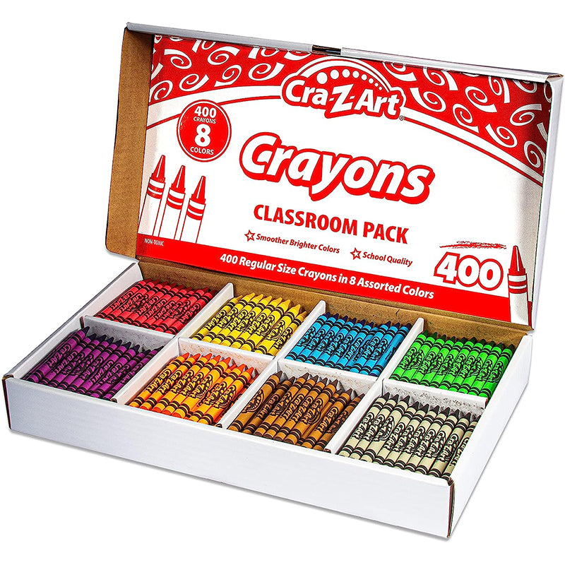 400 COUNT CRAYON CLASS PACK 8 COLOR