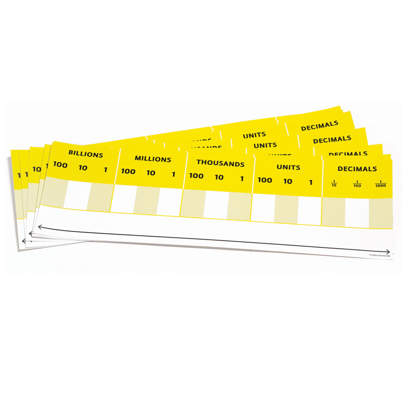 DESKTOP PLACE VALUE CARDS