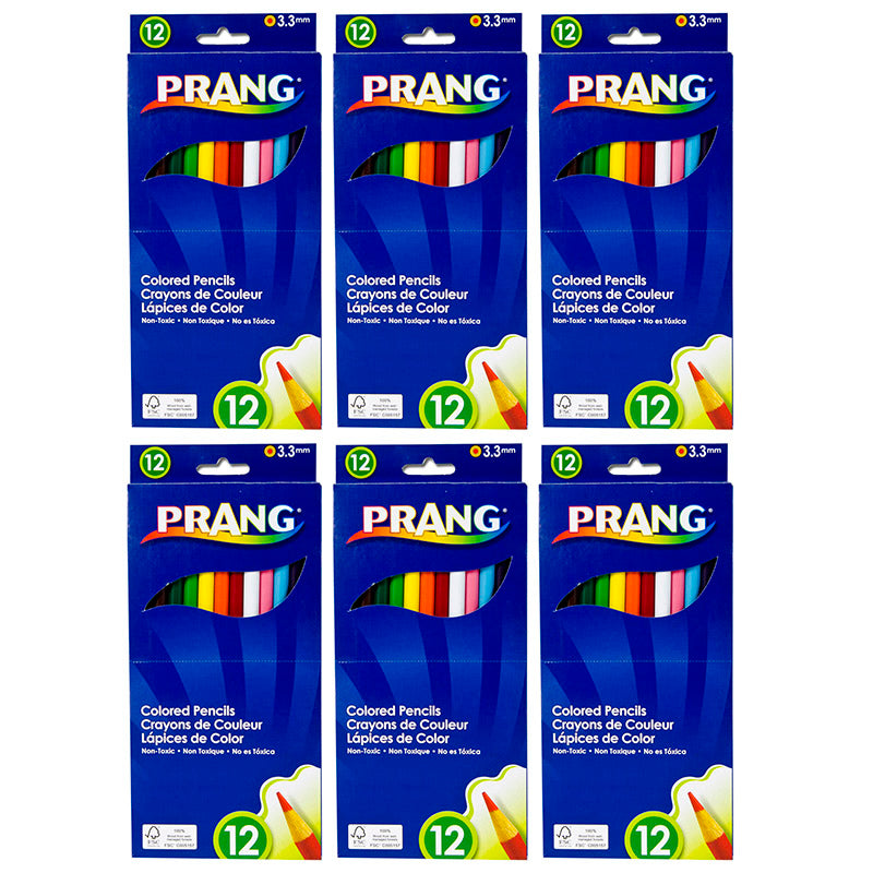 (6 BX) PRANG COLORED PENCIL