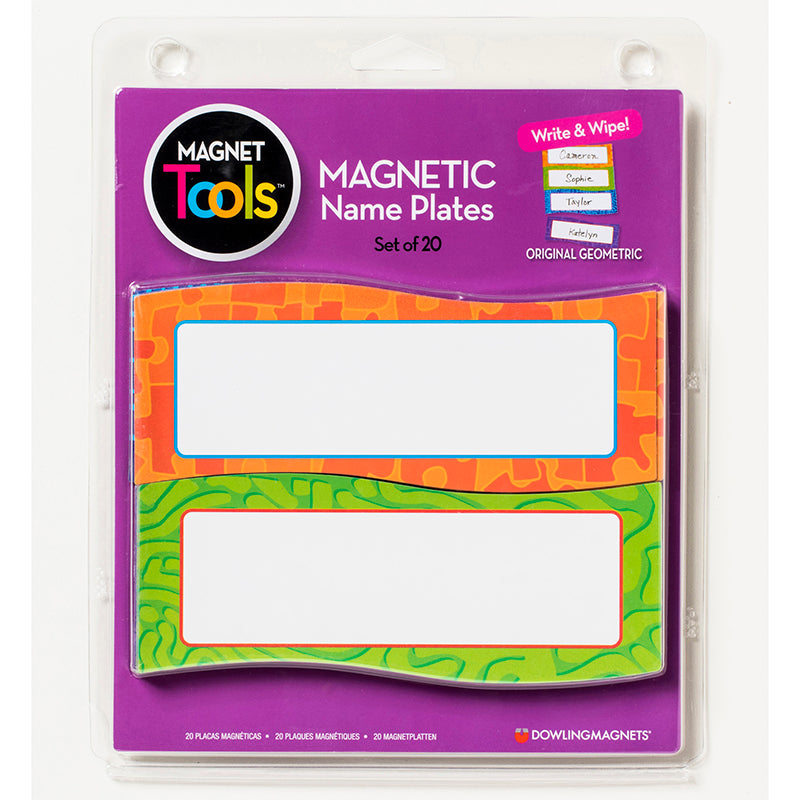 MAGNETIC NAME PLATES 20 PCS