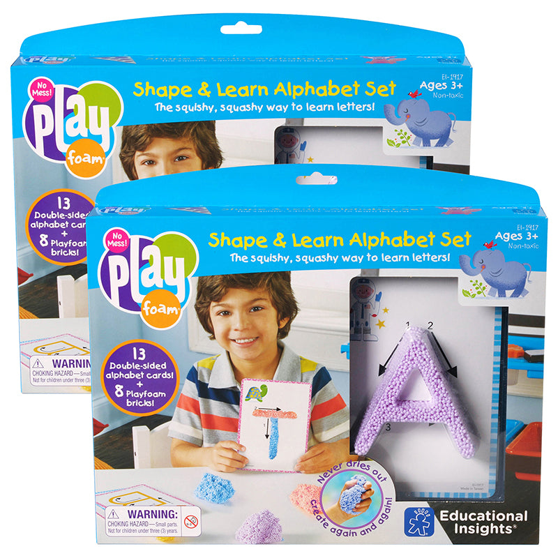 (2 ST) SHAPE & LEARN ALPHABET SET