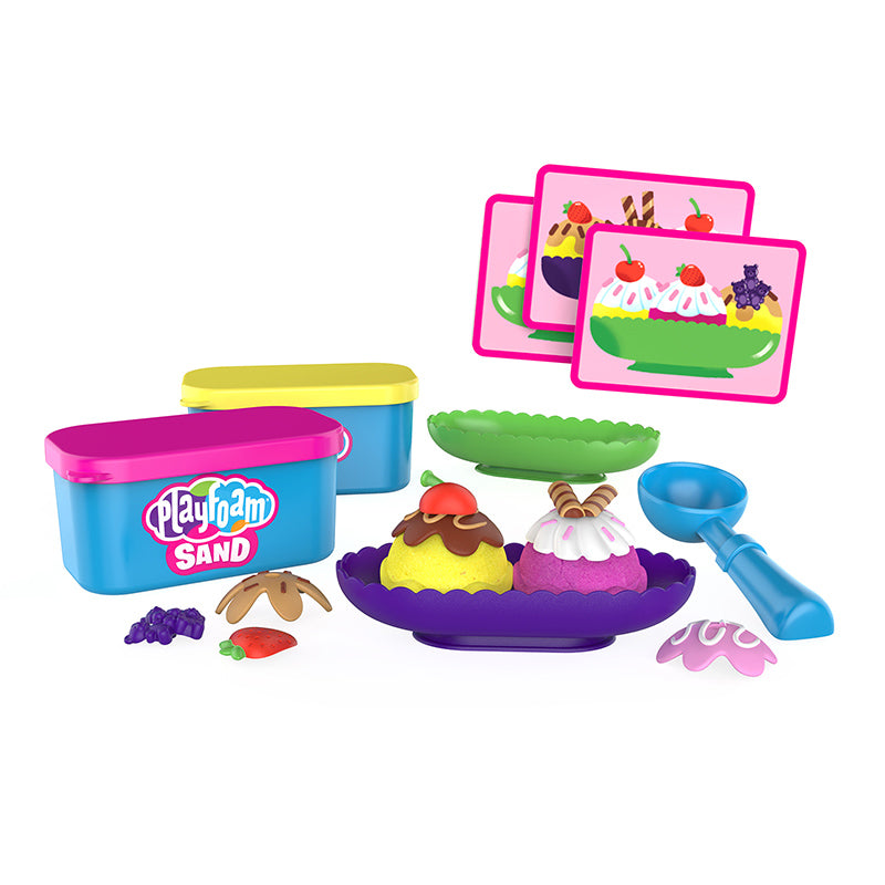 PLAYFOAM SAND ICE CREAM SUNDAE SET