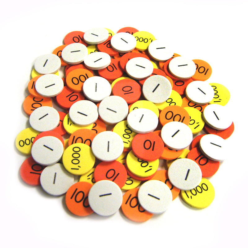 SMALL GROUP SET PLACE VALUE DISCS