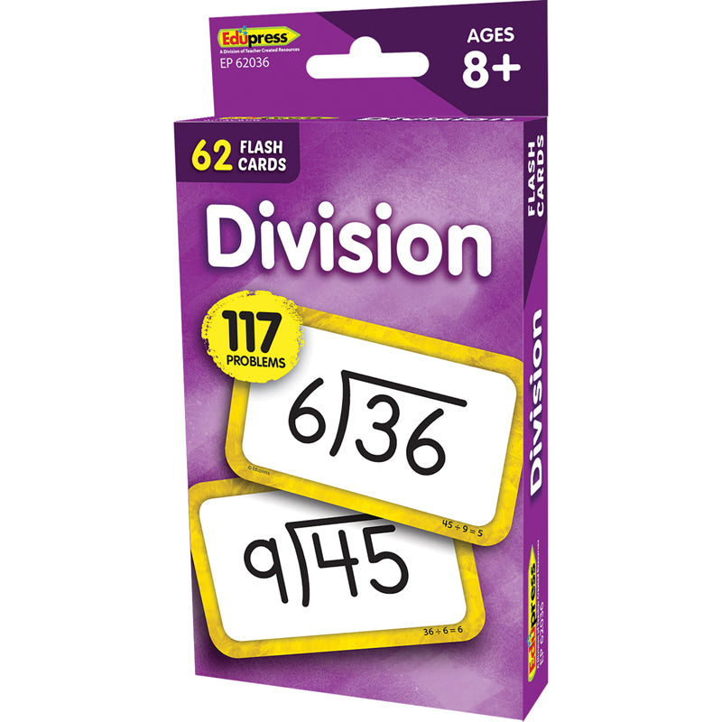 DIVISON FLASH CARDS