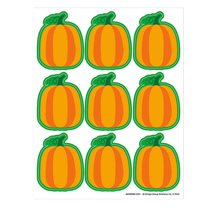 FALL PUMPKIN STICKERS GIANT