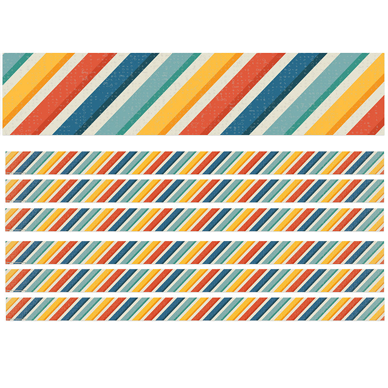 (6 PK) ADVENTURER STRIPES DECO TRIM