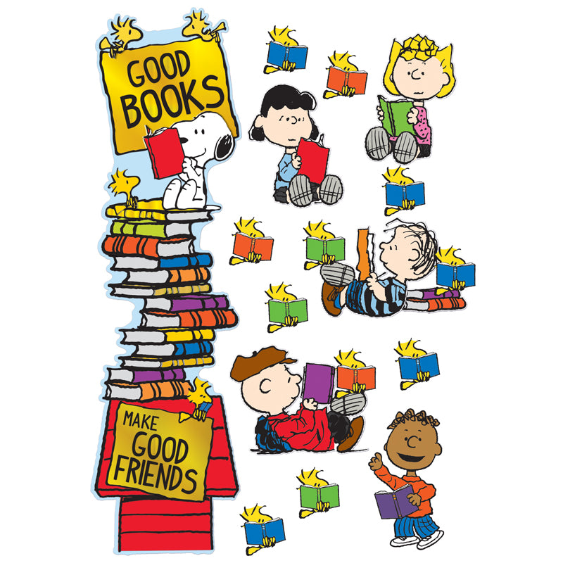 PEANUTS READING DOOR DECOR KIT