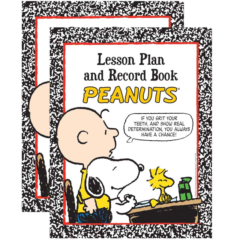 (2 EA) PEANUTS LESSON PLAN & RECORD