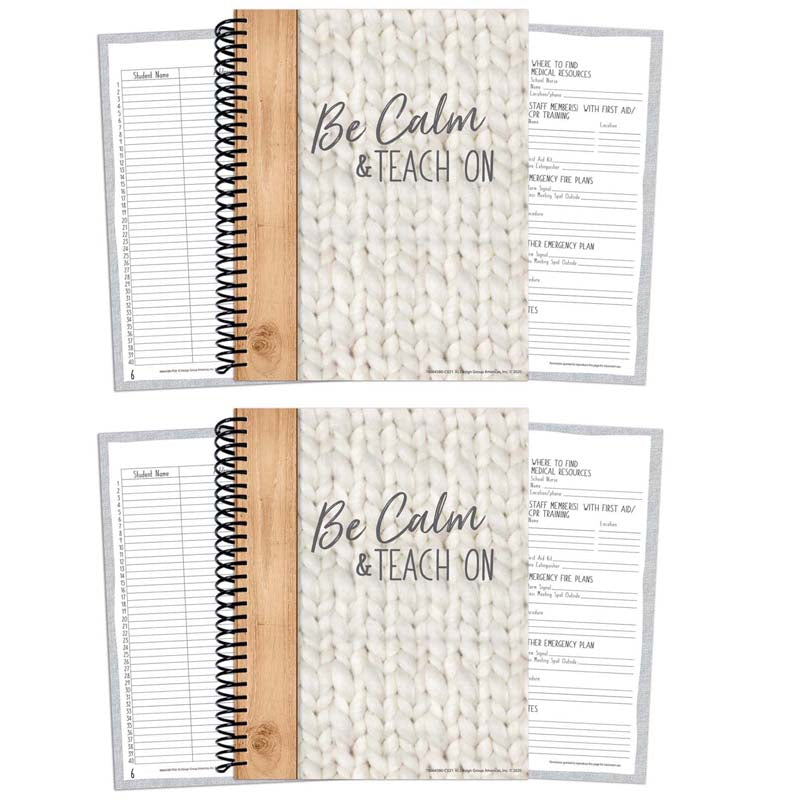 (2 EA) LESSON PLAN & RECORD BOOK