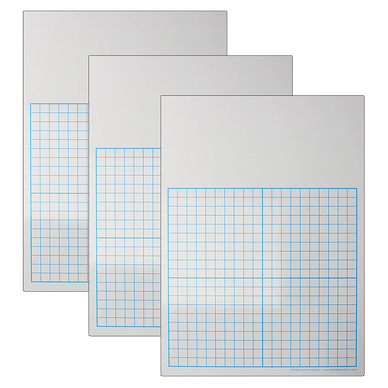 (3 EA) SINGLE 1/2IN GRAPH DRY ERASE