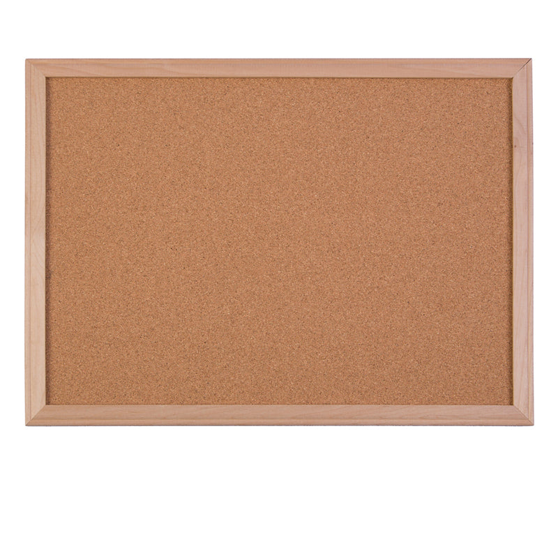 WOOD FRAMED CORK BOARD 18X24