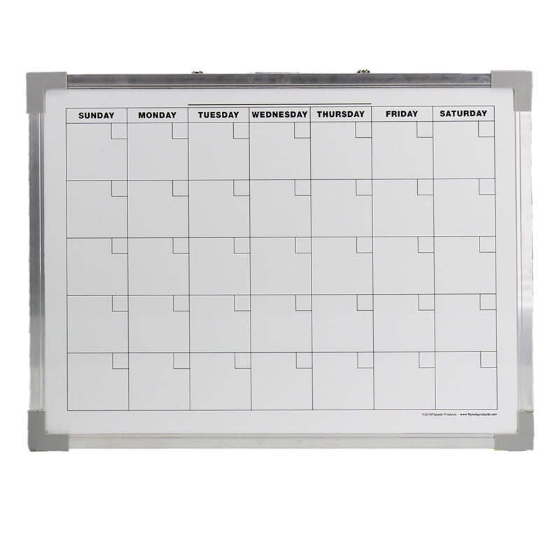 ALUMINUM MAGNETIC CALENDAR BD 18X24