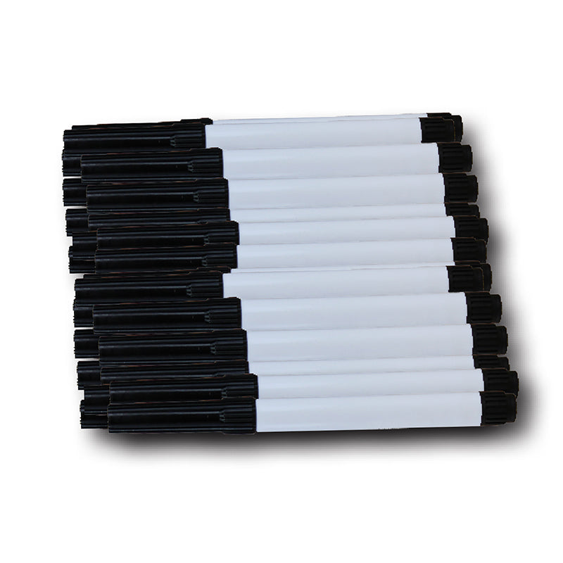 24CT BLK DRY ERASE MARKER FINE PNT