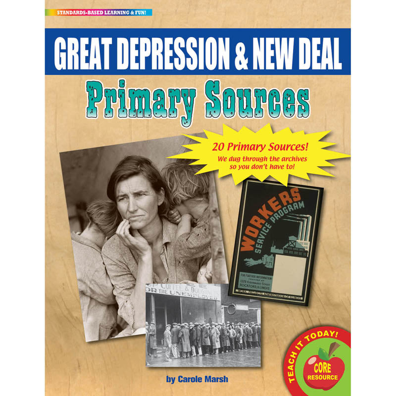 PRIMARY SOURCES GREAT DEPRESSION &