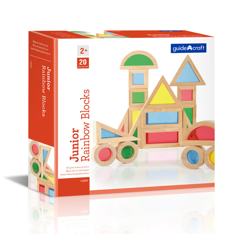 JR RAINBOW BLOCKS 20 PIECE SET