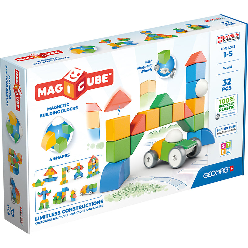 MAGICUBES SHAPES RECYCLED 32 PCS