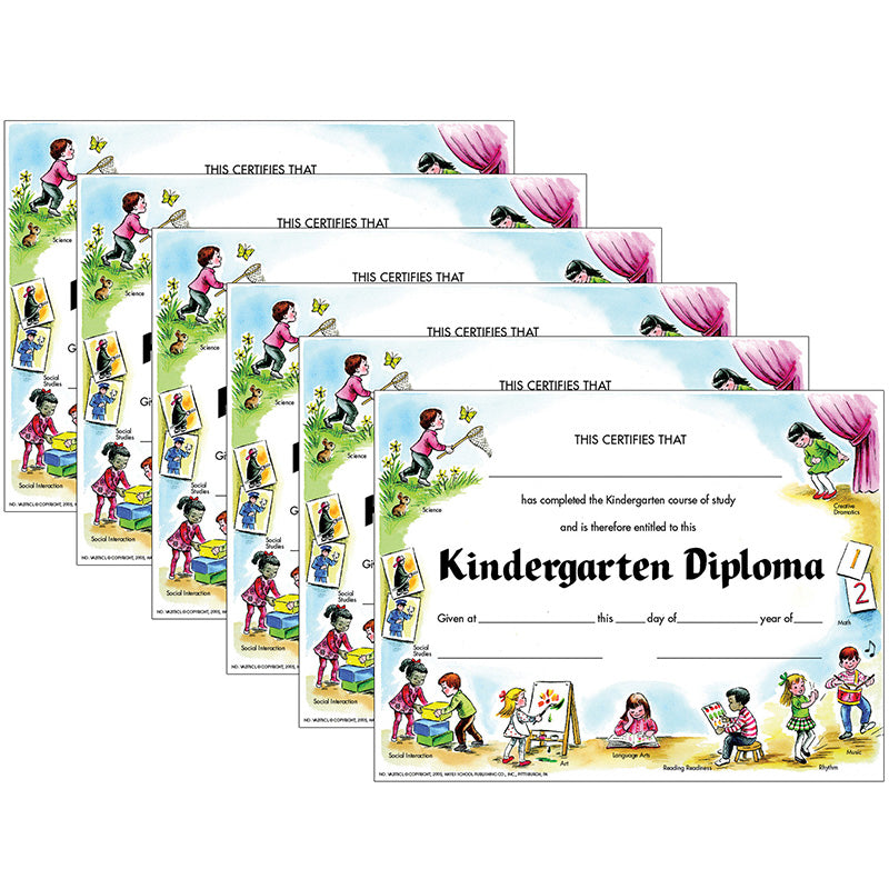 (6 PK) KINDEGARTEN DIPLOMA