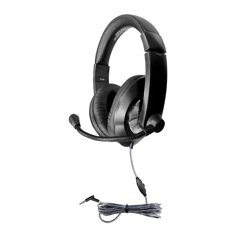 HEADSET W/VOLUME CONTROL & USB PLUG