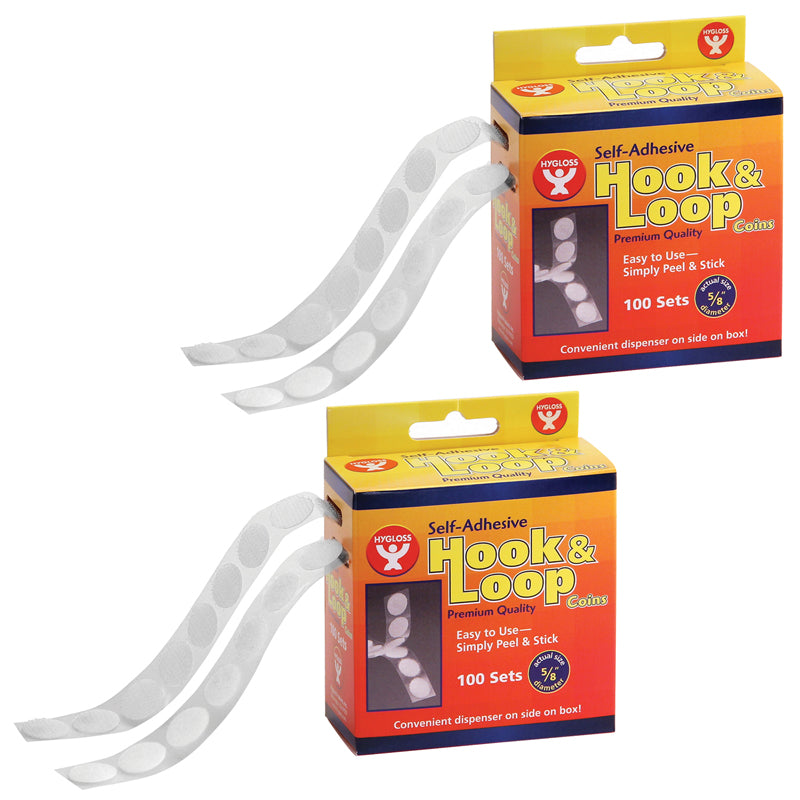 (2 PK) HOOK & LOOP FASTENER 5/8