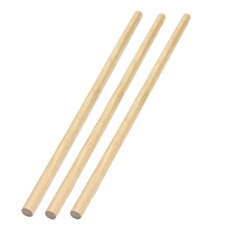 (3 PK) WOOD DOWELS 3/8IN 25 PIECES