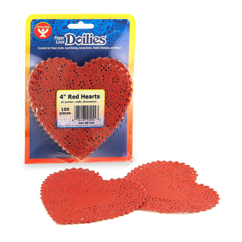 DOILIES 4 RED HEART 100/PK