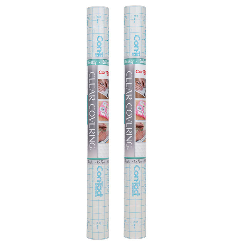 (2 EA) ADH ROLL CLR 18INX16FT GLOSS