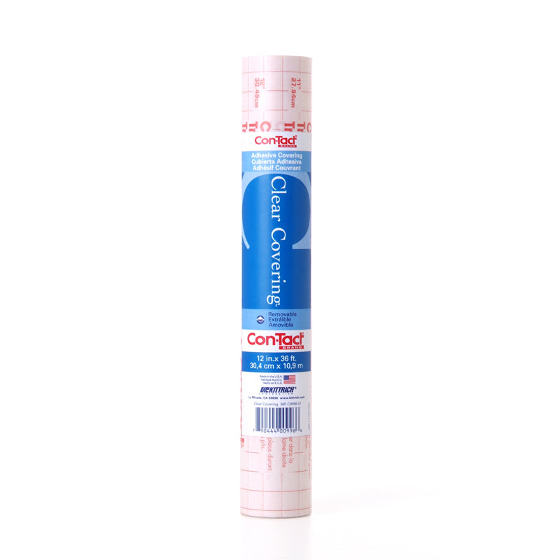 1X36FT CLEAR MATTE ADHESIVE ROLL