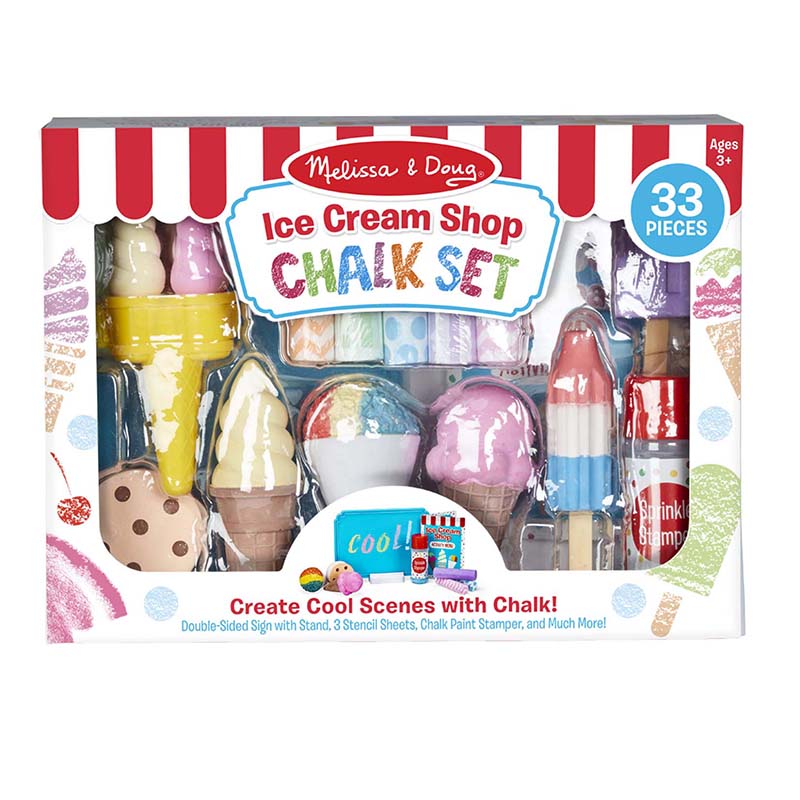 ICE CREAM SHOP CHALK SET