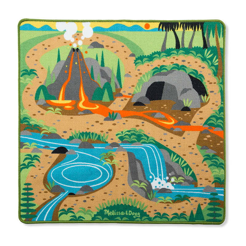 PREHISTORIC PLAYGROUND DINOSAUR RUG