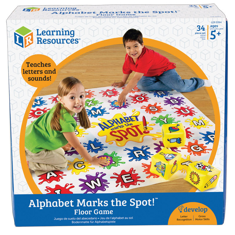 ALPHABET MARKS THE SPOT GAME