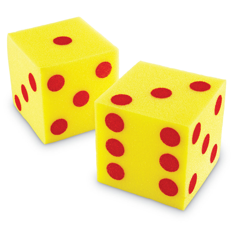 GIANT SOFT CUBES DOT 2PK 5IN SQUARE