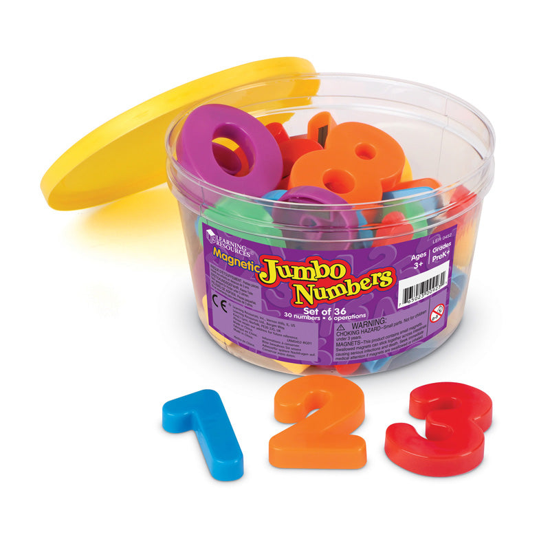 JUMBO MAGNETIC NUMBERS 36/PK