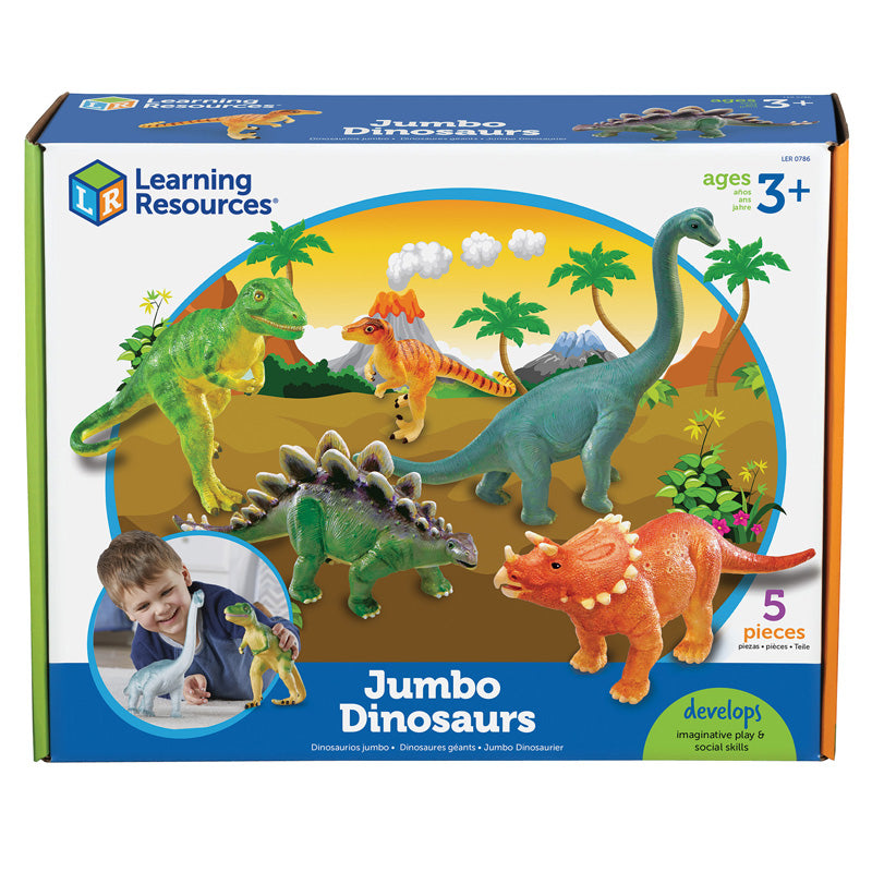 JUMBO DINOSAURS SET OF 5