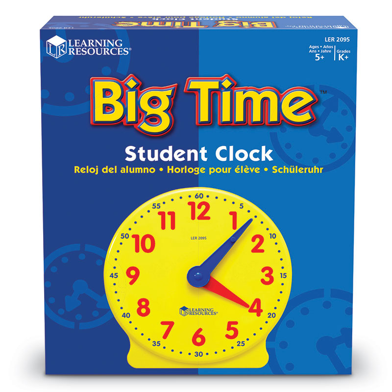 BIG TIME CLOCK STUDENT 12 HR 5