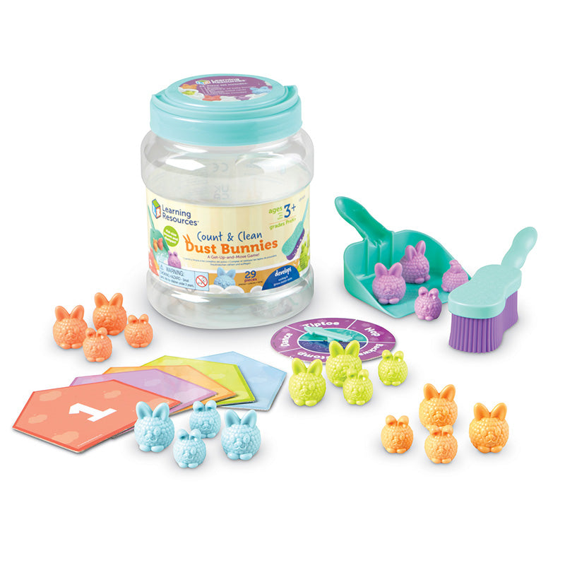 COUNT & CLEAN DUST BUNNIES GAME