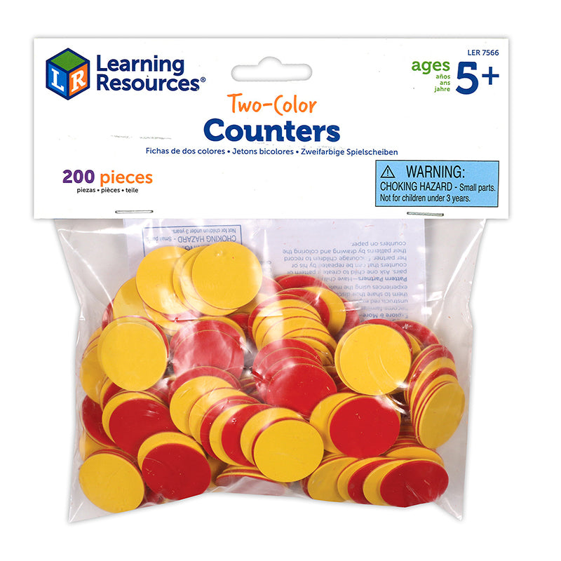 TWO COLOR COUNTERS RED AND YELLOW