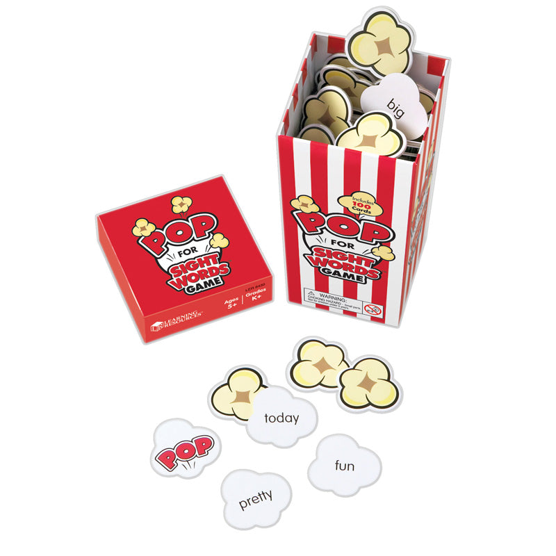 POP FOR SIGHT WORDS GAME