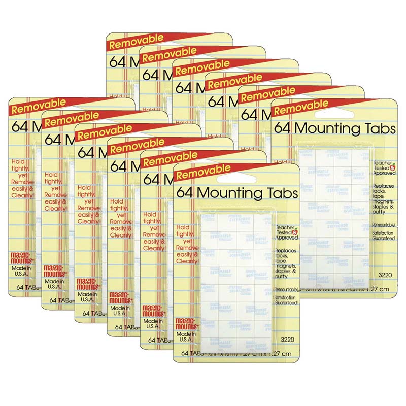(12 PK) MAGIC MOUNTS MOUNTING TABS