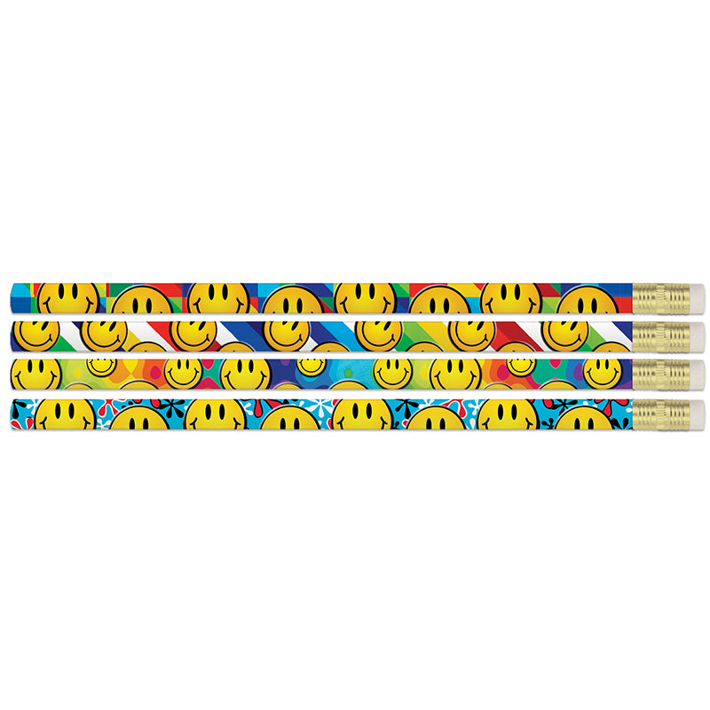 12CT SMILEY SENSATIONS PENCILS