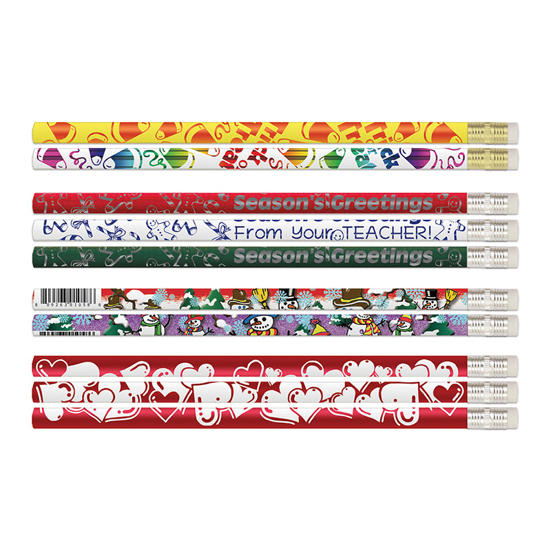 144CT SEASONAL PENCILS ASSORTMENT
